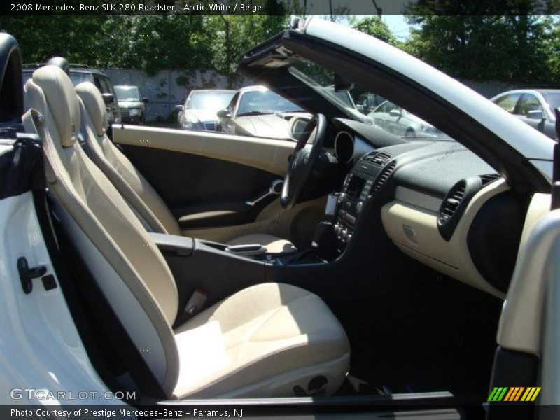 Arctic White / Beige 2008 Mercedes-Benz SLK 280 Roadster