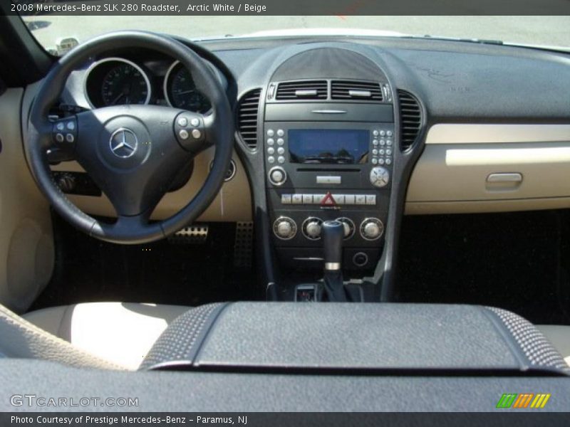 Arctic White / Beige 2008 Mercedes-Benz SLK 280 Roadster