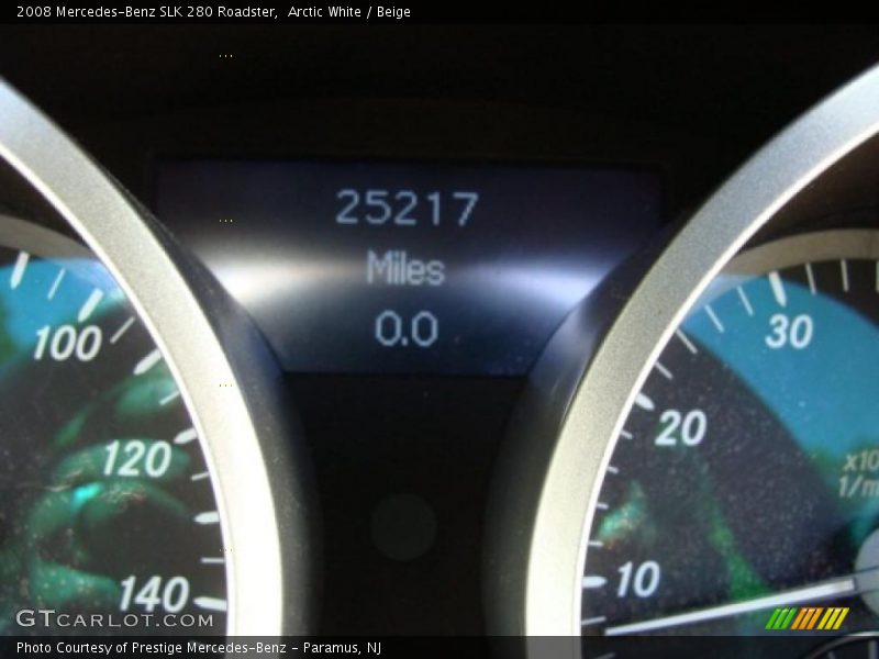 Arctic White / Beige 2008 Mercedes-Benz SLK 280 Roadster