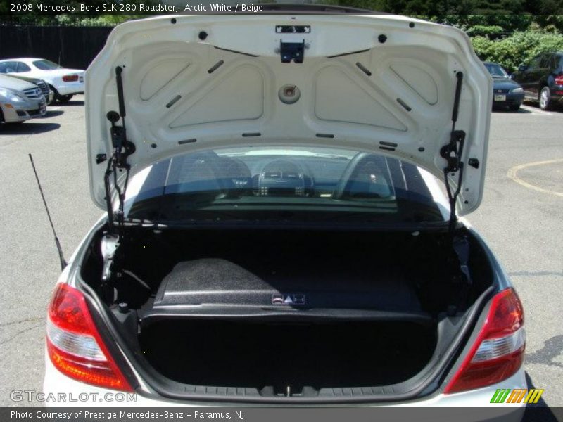 Arctic White / Beige 2008 Mercedes-Benz SLK 280 Roadster