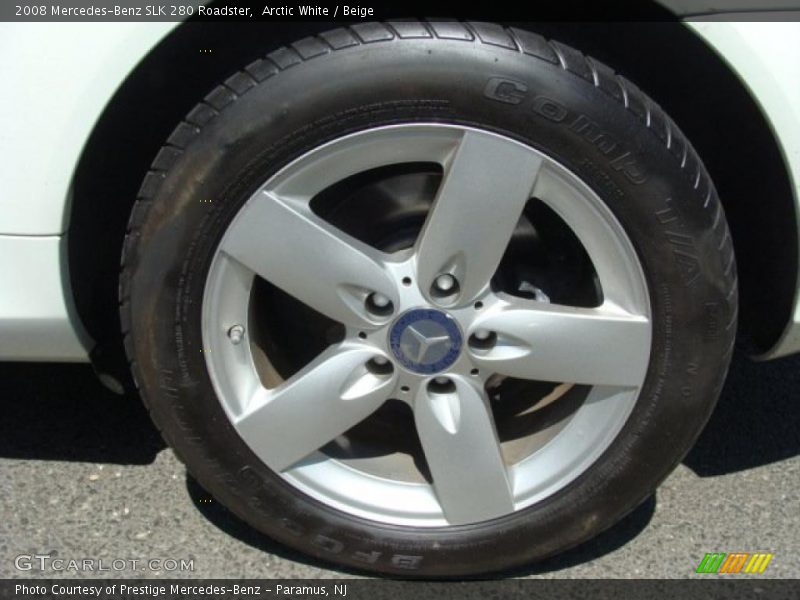 Arctic White / Beige 2008 Mercedes-Benz SLK 280 Roadster