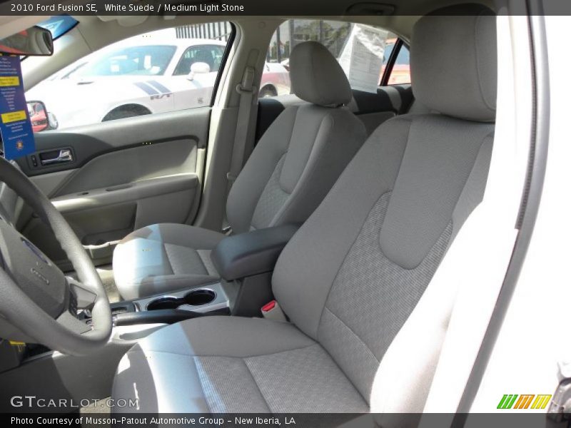White Suede / Medium Light Stone 2010 Ford Fusion SE
