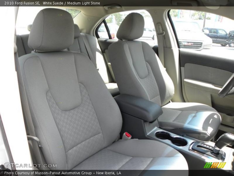 White Suede / Medium Light Stone 2010 Ford Fusion SE