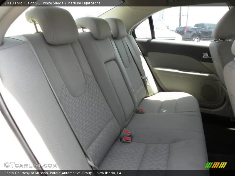 White Suede / Medium Light Stone 2010 Ford Fusion SE