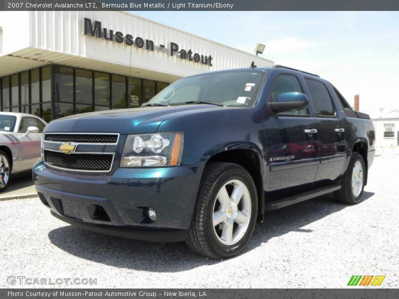Bermuda Blue Metallic / Light Titanium/Ebony 2007 Chevrolet Avalanche LTZ