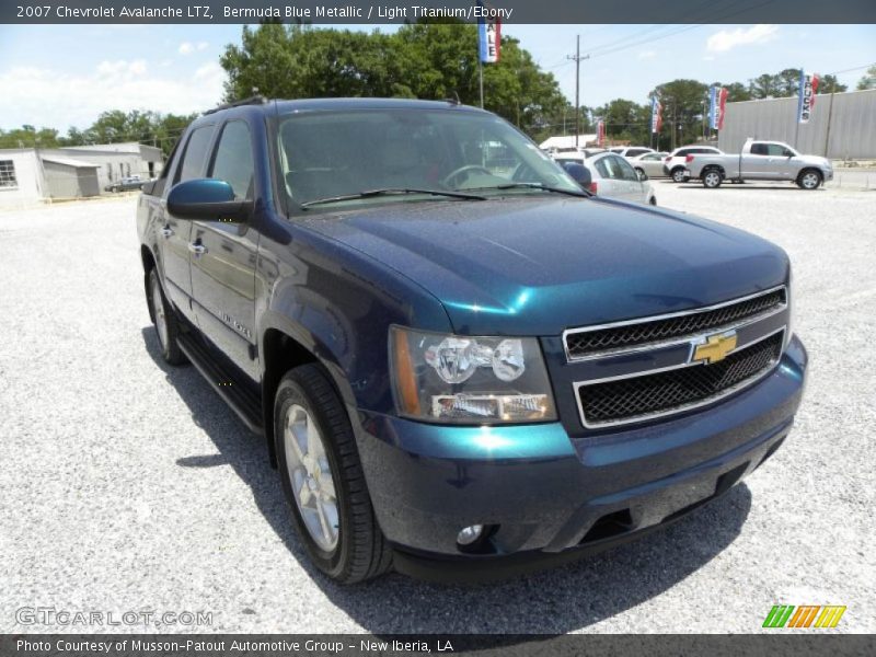 Bermuda Blue Metallic / Light Titanium/Ebony 2007 Chevrolet Avalanche LTZ