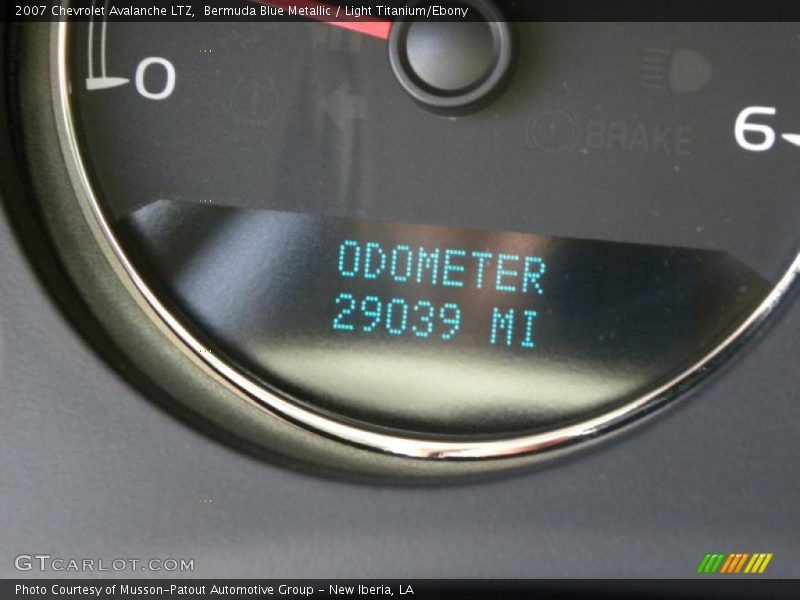 Bermuda Blue Metallic / Light Titanium/Ebony 2007 Chevrolet Avalanche LTZ