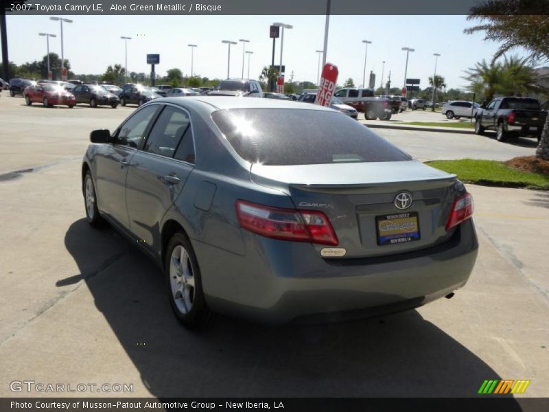 Aloe Green Metallic / Bisque 2007 Toyota Camry LE