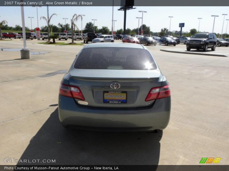 Aloe Green Metallic / Bisque 2007 Toyota Camry LE