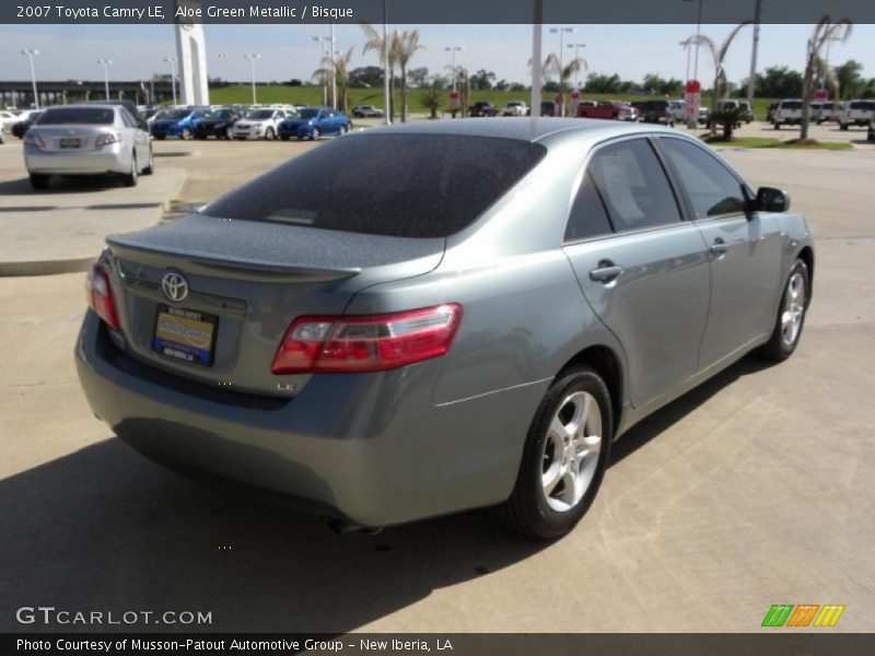 Aloe Green Metallic / Bisque 2007 Toyota Camry LE