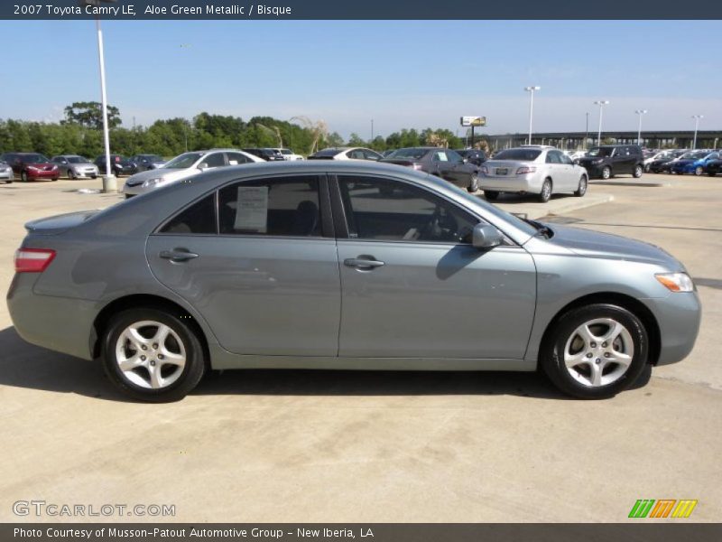 Aloe Green Metallic / Bisque 2007 Toyota Camry LE