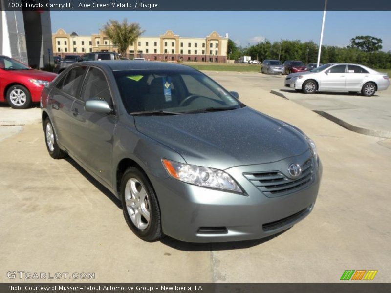 Aloe Green Metallic / Bisque 2007 Toyota Camry LE