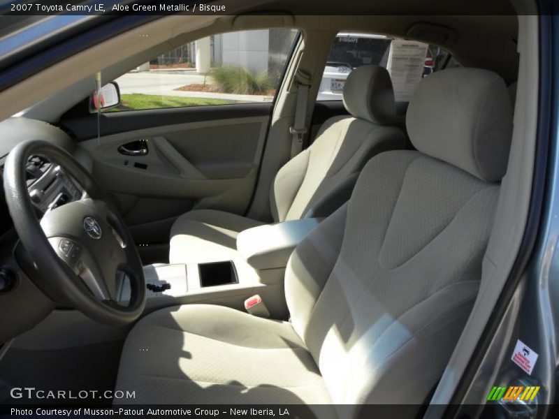 Aloe Green Metallic / Bisque 2007 Toyota Camry LE