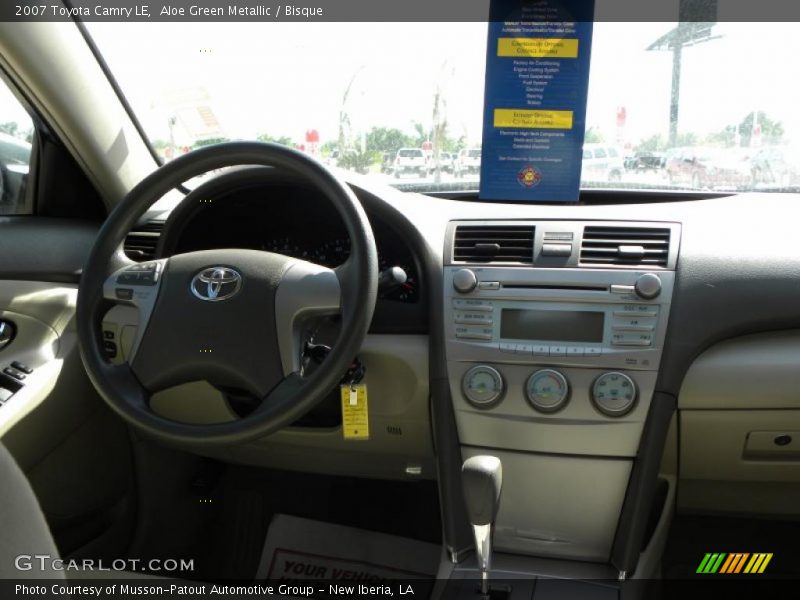 Aloe Green Metallic / Bisque 2007 Toyota Camry LE