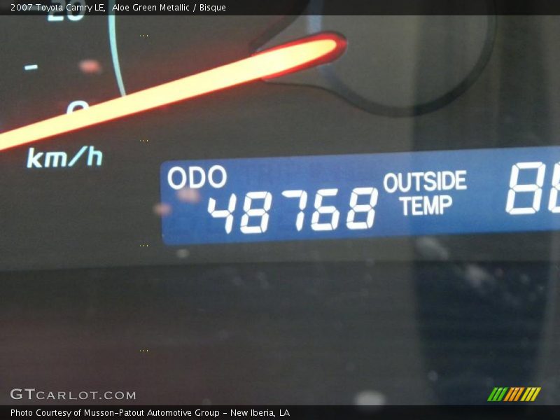 Aloe Green Metallic / Bisque 2007 Toyota Camry LE