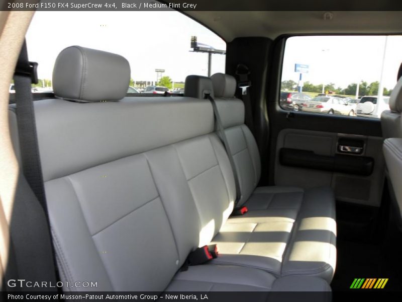 Black / Medium Flint Grey 2008 Ford F150 FX4 SuperCrew 4x4