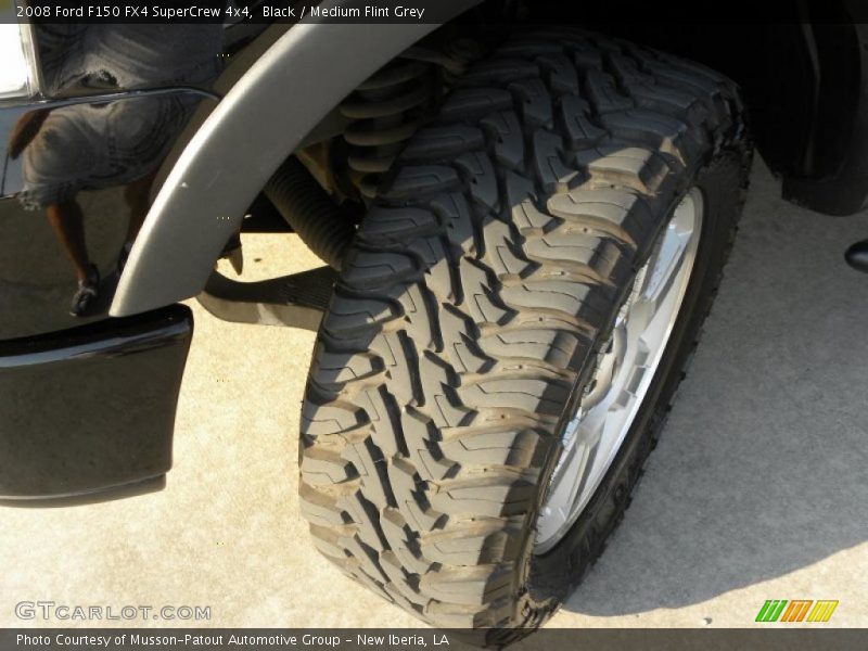 Black / Medium Flint Grey 2008 Ford F150 FX4 SuperCrew 4x4