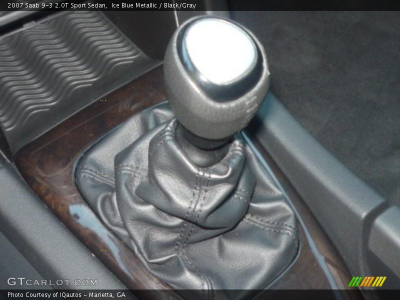 Ice Blue Metallic / Black/Gray 2007 Saab 9-3 2.0T Sport Sedan