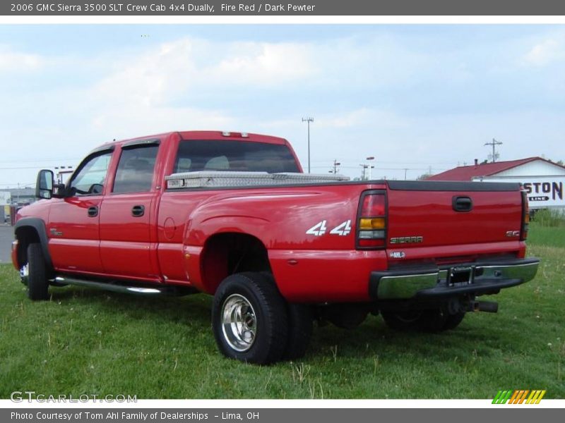 Fire Red / Dark Pewter 2006 GMC Sierra 3500 SLT Crew Cab 4x4 Dually