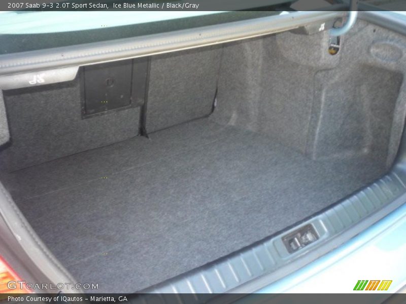 Ice Blue Metallic / Black/Gray 2007 Saab 9-3 2.0T Sport Sedan