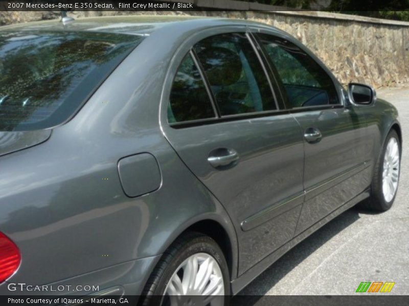 Flint Grey Metallic / Black 2007 Mercedes-Benz E 350 Sedan