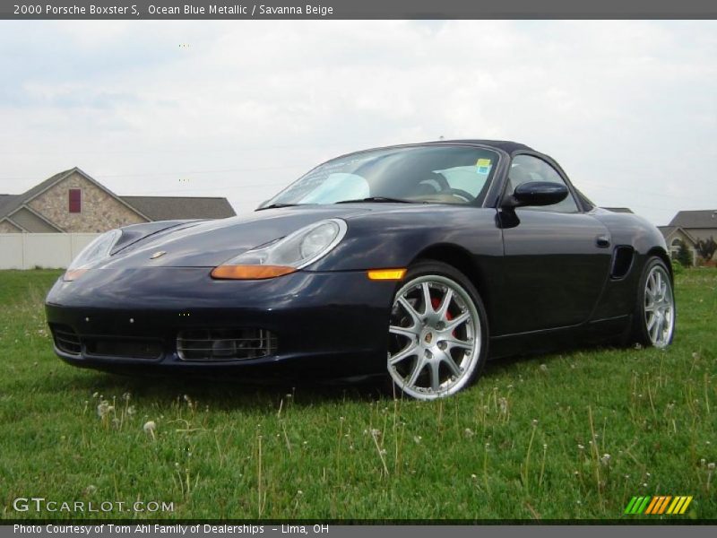 Ocean Blue Metallic / Savanna Beige 2000 Porsche Boxster S