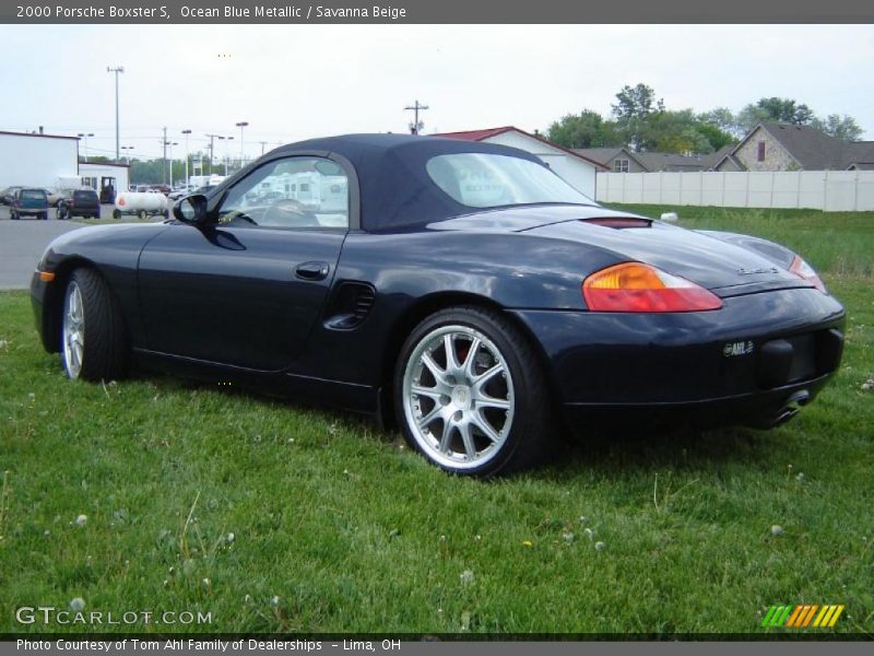 Ocean Blue Metallic / Savanna Beige 2000 Porsche Boxster S