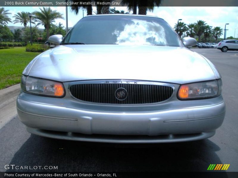 Sterling Silver Metallic / Medium Gray 2001 Buick Century Custom