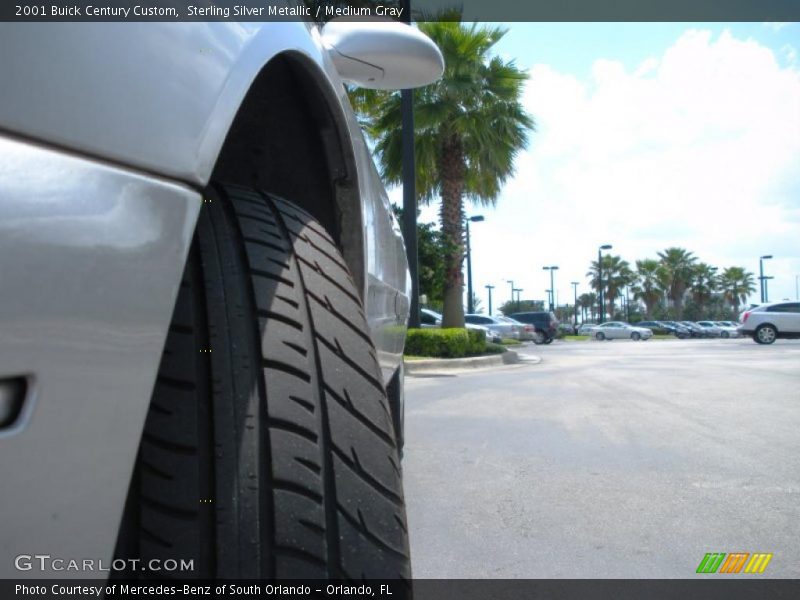 Sterling Silver Metallic / Medium Gray 2001 Buick Century Custom