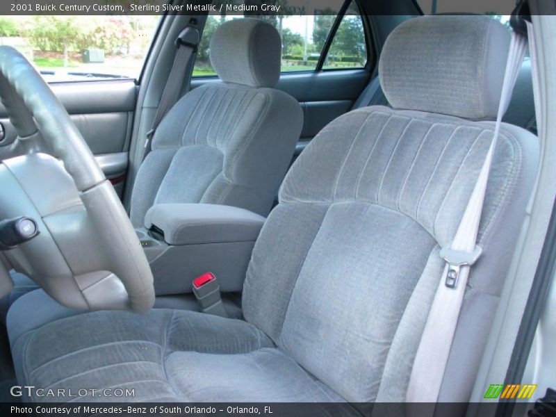Sterling Silver Metallic / Medium Gray 2001 Buick Century Custom