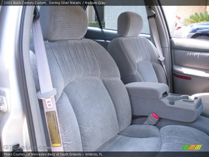 Sterling Silver Metallic / Medium Gray 2001 Buick Century Custom