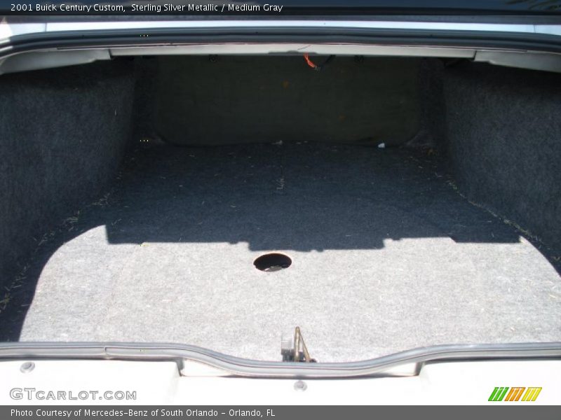 Sterling Silver Metallic / Medium Gray 2001 Buick Century Custom