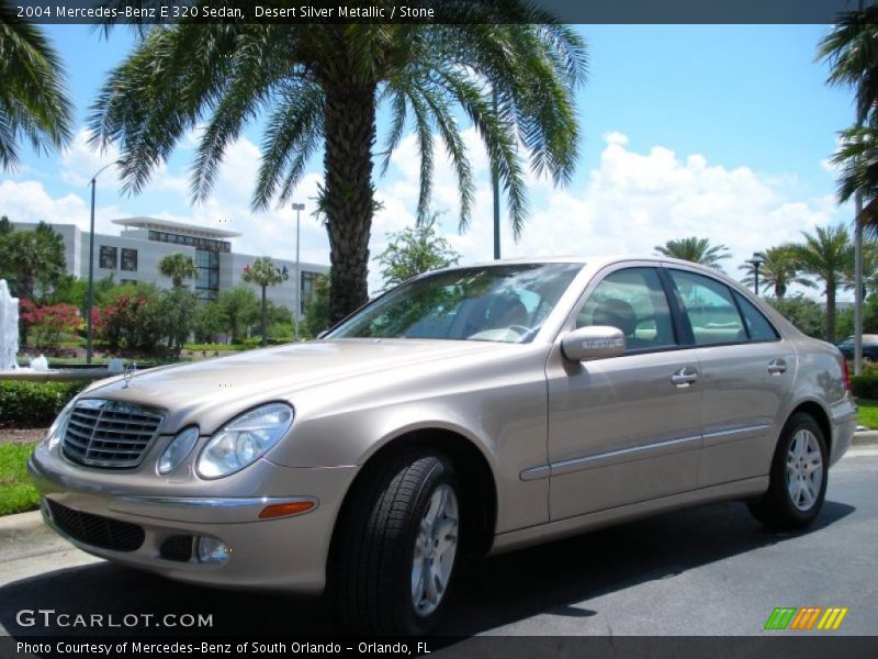 Desert Silver Metallic / Stone 2004 Mercedes-Benz E 320 Sedan