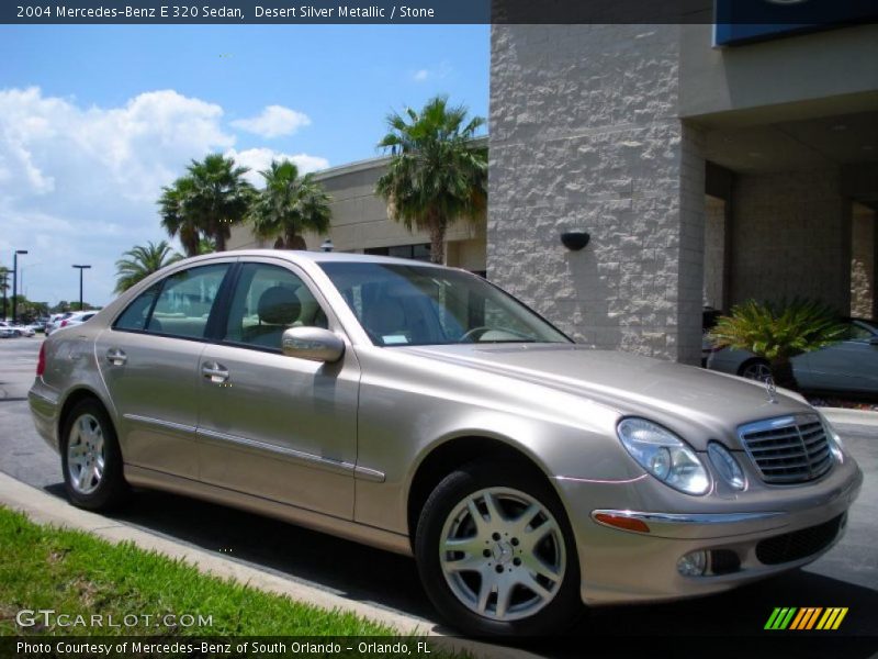 Desert Silver Metallic / Stone 2004 Mercedes-Benz E 320 Sedan