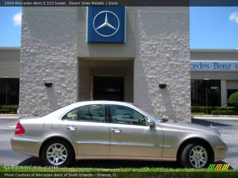 Desert Silver Metallic / Stone 2004 Mercedes-Benz E 320 Sedan