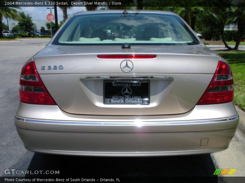 Desert Silver Metallic / Stone 2004 Mercedes-Benz E 320 Sedan