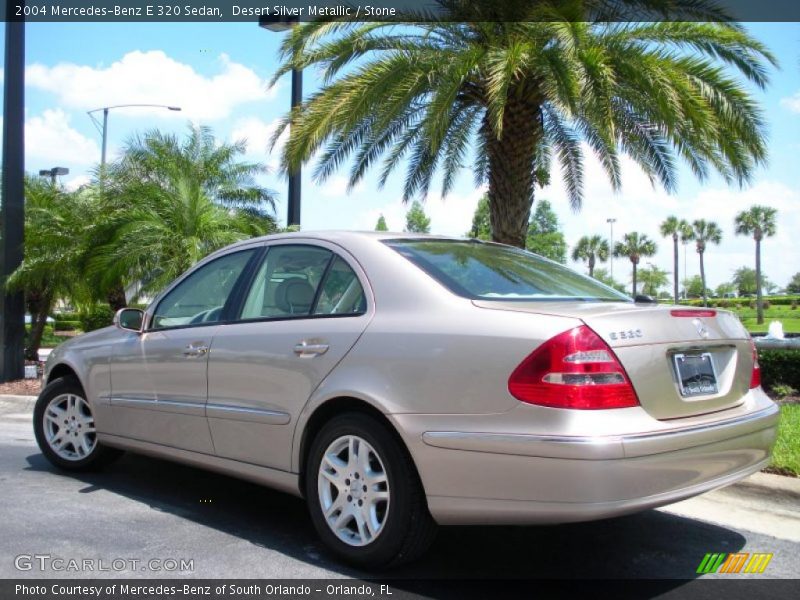 Desert Silver Metallic / Stone 2004 Mercedes-Benz E 320 Sedan