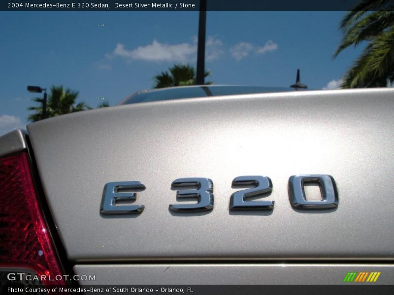 Desert Silver Metallic / Stone 2004 Mercedes-Benz E 320 Sedan