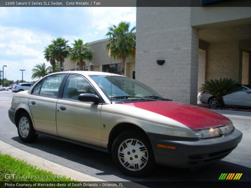Gold Metallic / Tan 1998 Saturn S Series SL1 Sedan