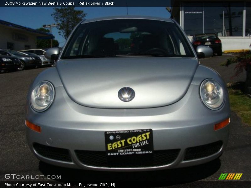 Reflex Silver / Black 2008 Volkswagen New Beetle S Coupe