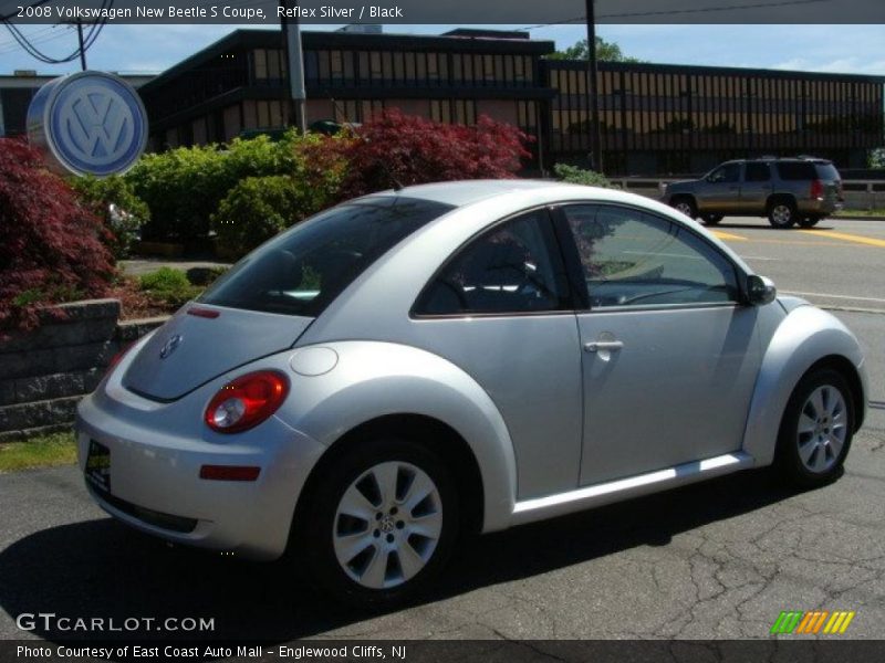 Reflex Silver / Black 2008 Volkswagen New Beetle S Coupe