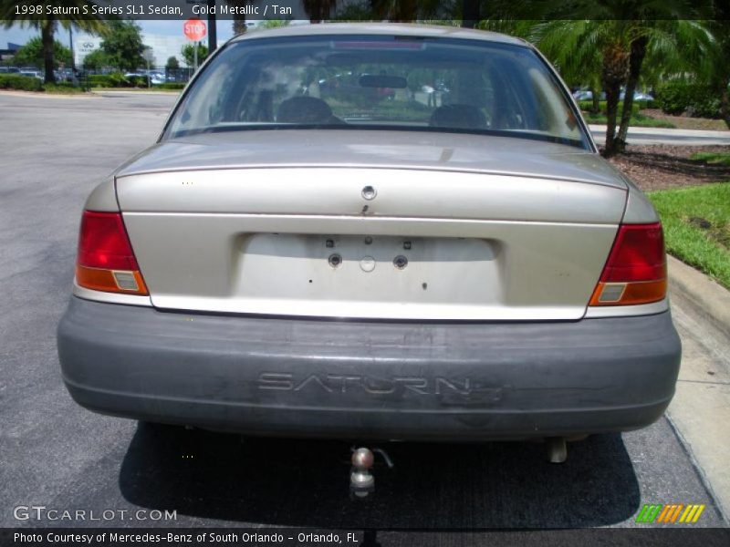 Gold Metallic / Tan 1998 Saturn S Series SL1 Sedan