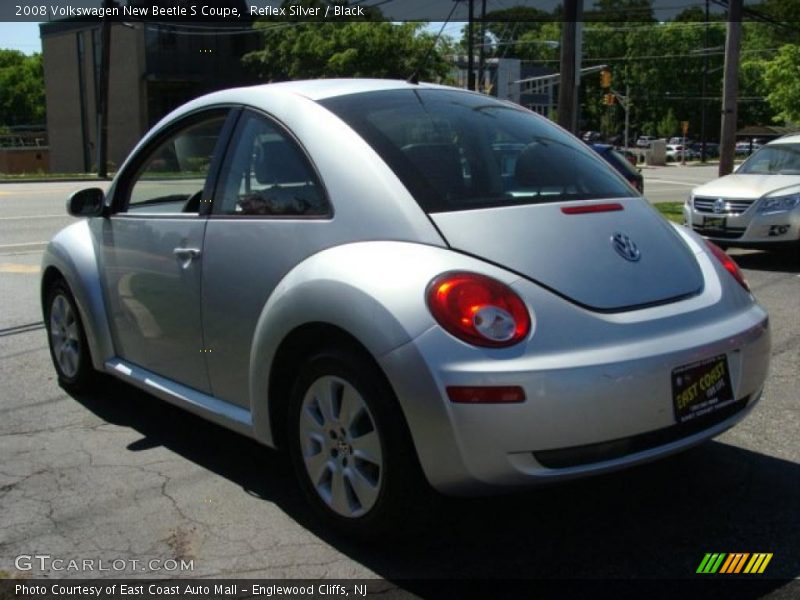 Reflex Silver / Black 2008 Volkswagen New Beetle S Coupe