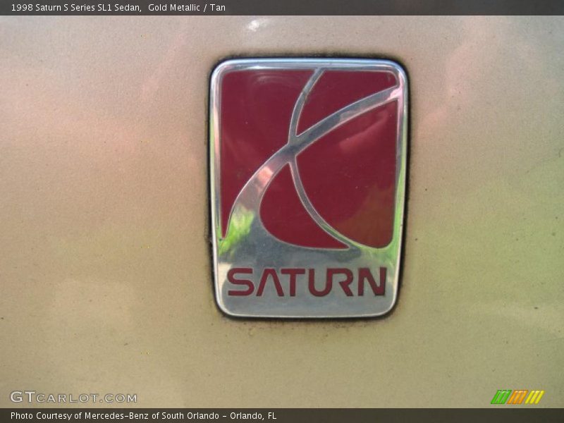 Gold Metallic / Tan 1998 Saturn S Series SL1 Sedan