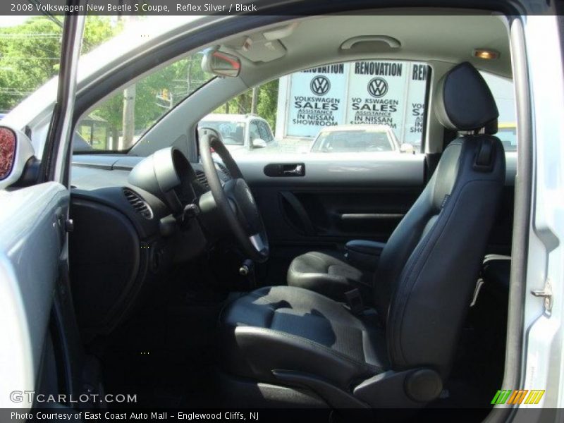 Reflex Silver / Black 2008 Volkswagen New Beetle S Coupe