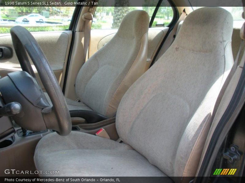 Gold Metallic / Tan 1998 Saturn S Series SL1 Sedan