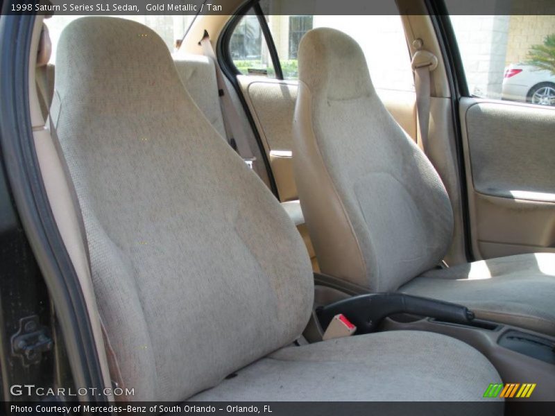 Gold Metallic / Tan 1998 Saturn S Series SL1 Sedan