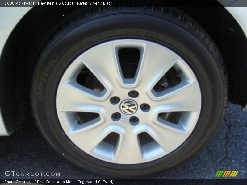 Reflex Silver / Black 2008 Volkswagen New Beetle S Coupe