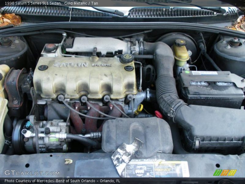 Gold Metallic / Tan 1998 Saturn S Series SL1 Sedan