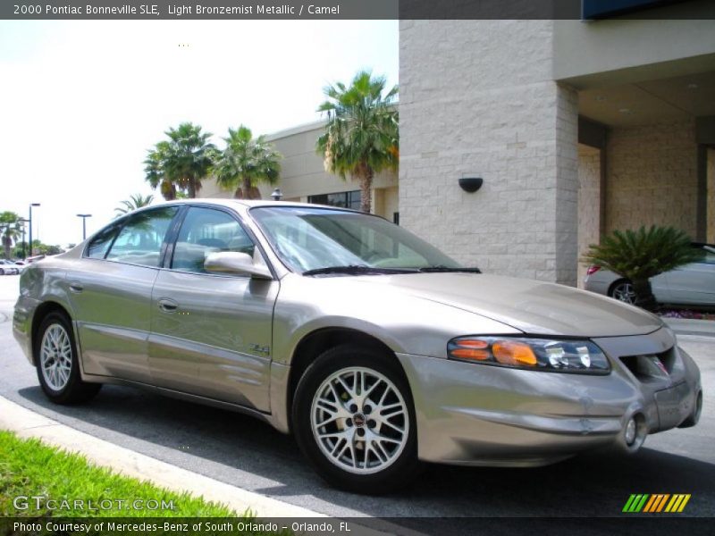 Light Bronzemist Metallic / Camel 2000 Pontiac Bonneville SLE